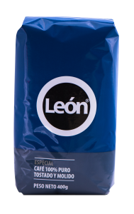Empaque de Café León Azul